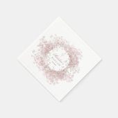 Serviette En Papier pink baby's breath Baptism (Coin)