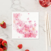 Serviette En Papier Pink Ballerina Matching Balloon (En situation)