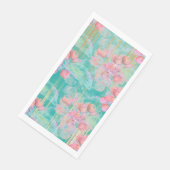 Serviette en papier "Pink Blooms" (Coin)