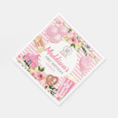 Serviette En Papier Pink Carnival Anniversaire Napkins (Coin)