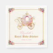 Serviette En Papier Pink Carrie Princess Fairytale Baby shower (Devant)