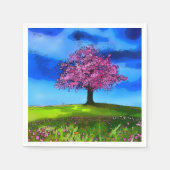 Serviette En Papier Pink Cherry Tree (Devant)