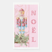 Serviette En Papier Pink Christmas Nutcracker Noel Papier serviette d' (Devant)