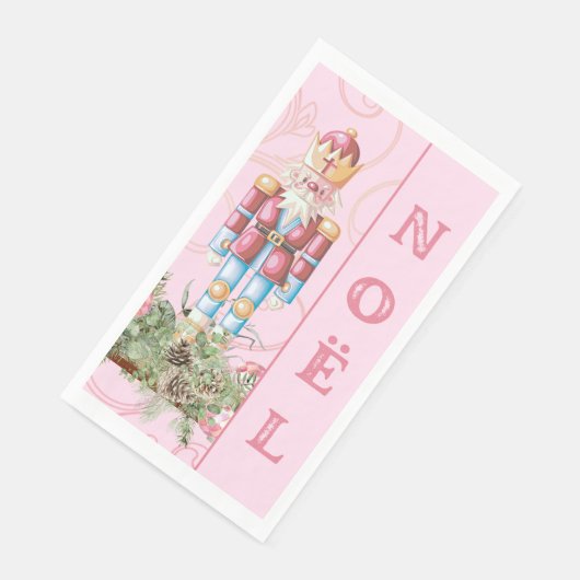 Serviette En Papier Pink Christmas Nutcracker Noel Papier serviette d' (Coin)