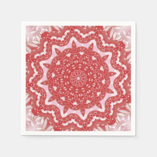 Serviette En Papier Pink Décor Holiday Napkin (Devant)