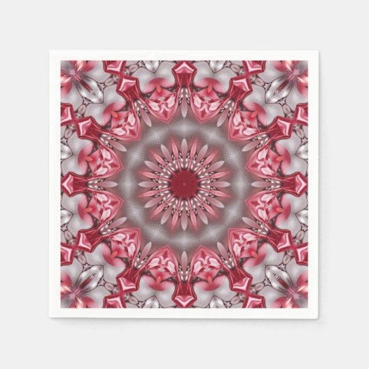 Serviette En Papier Pink Décor Holiday Napkin (Devant)