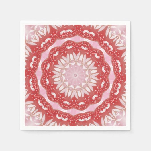 Serviette En Papier Pink Décor Holiday Napkin (Devant)