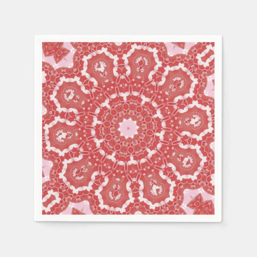 Serviette En Papier Pink Décor Holiday Napkin (Devant)