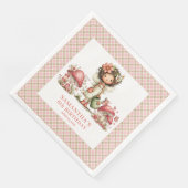 Serviette En Papier Pink Fairy 2nd Birthday Blush Floral Paper Napkins (Coin)