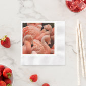 Serviette En Papier Pink flamingos (En situation)