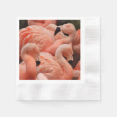 Serviette En Papier Pink flamingos (Devant)
