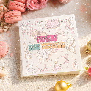 Serviette En Papier Pink GingerPread Winter Onederland 1er anniversair