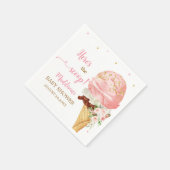 Serviette En Papier Pink Ice Cream Baby Shower  (Coin)