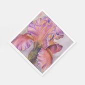 SERVIETTE EN PAPIER PINK IRIS PARTI DE RÉCHAUFFEMENT (Coin)