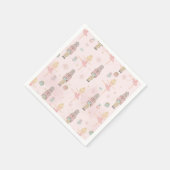 Serviette En Papier Pink Le Casse-Noisette Ballet de Noël Découpage (Coin)