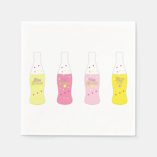 Serviette En Papier Pink Lemonade (Devant)