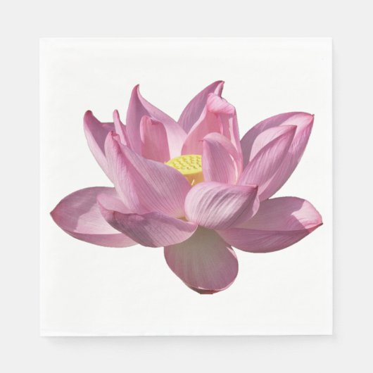 Serviette En Papier Pink Lotus Flower IV (Devant)