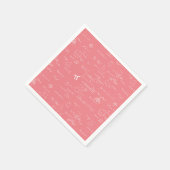 Serviette En Papier Pink Math Equations Graphics (Coin)