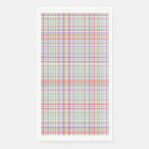 Serviette En Papier Pink 'n vert Plat géométrique