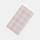 Serviette En Papier Pink 'n vert Plat géométrique (Coin)