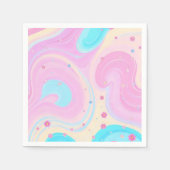 Serviette En Papier pink napkins (Devant)