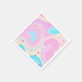 Serviette En Papier pink napkins (Coin)