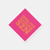 Serviette En Papier Pink Orange OMG C'est Scorpio SZN Cool (Coin)