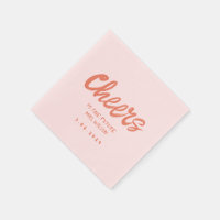 Pink Pastel écriture manuscrite Rétro douche nupti