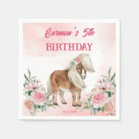 Pink poney anniversaire giddy up cowgirl party