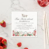 Serviette En Papier Pink Quinceañera Party Fun Fun Facts Napkins (En situation)