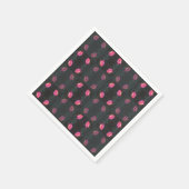 Serviette En Papier Pink Roses Pattern (Coin)