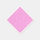 Serviette En Papier Pink Sprinkles Print Paper Bowl (Coin)