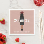 Serviette En Papier Pink Tassel valait la peine du Hassle Graduation P (En situation)