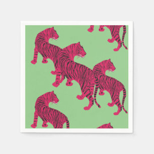 Serviette En Papier Pink Tiger
