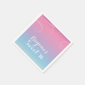 Serviette En Papier Pink violet bleu plongé fête d'anniversaire Person (Coin)