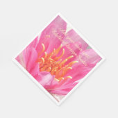Serviette En Papier Pink Water Lily Fermer Papier serviettes (Coin)