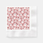 Serviette En Papier Pink Wavy Halloween (Devant)