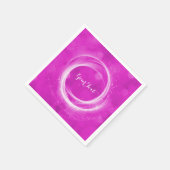 Serviette En Papier Pink & White Sparkle Cinderella N'importe quelle f (Coin)