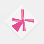 Serviette En Papier Pink Windmill (Coin)