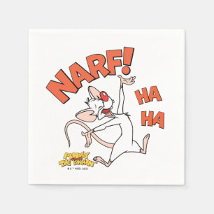Serviette En Papier Pinky et le cerveau   Pinky "Narf !"