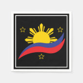 Serviette En Papier Pinoy Flag (Devant)