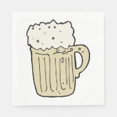 Serviette En Papier Pint De Bière (Devant)