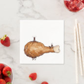Serviette En Papier Pique-nique de poulet frit (En situation)