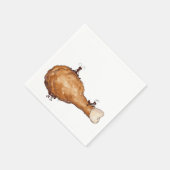 Serviette En Papier Pique-nique de poulet frit (Coin)