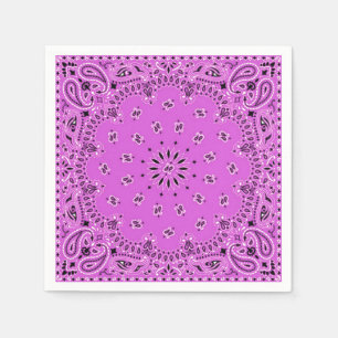 Serviette En Papier Pique-nique lilas de BBQ d'écharpe de Bandana de