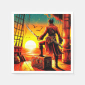 Serviette En Papier Pirate (Devant)