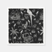 Serviette En Papier Pirate Adventure Napkins (Devant)