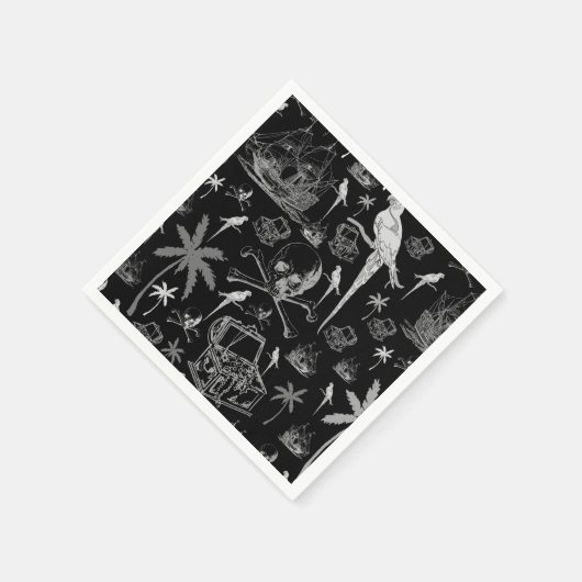 Serviette En Papier Pirate Adventure Napkins (Coin)