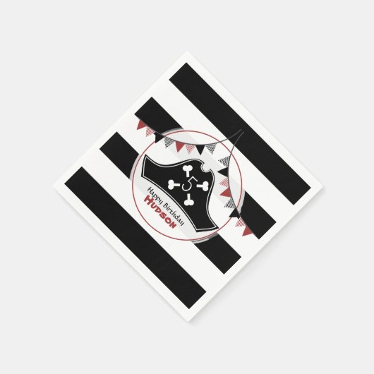 Serviette En Papier Pirate Anniversaire serviettes (Coin)