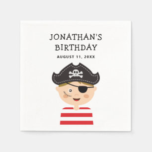 Serviette En Papier Pirate Boy Anniversaire   Fun Kids Adventure Party